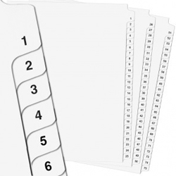 Index Tab Dividers